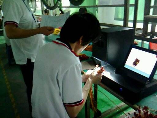 线序线序检测仪操作图