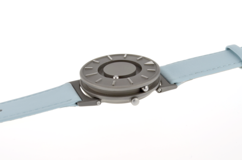 EONE 经典系列 BR-L-BLUE 粉蓝色皮带 触感设计腕表