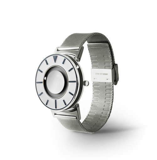 EONE 典藏系列 BR-SLV-BLUE 银蓝钢带 触感设计腕表