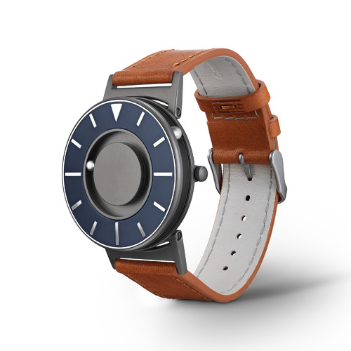 EONE 航海家系列 BR-DKVO 啡色皮带 触感设计腕表
