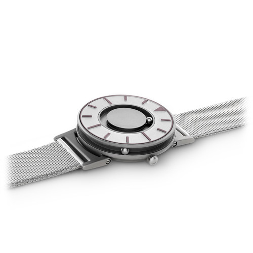 EONE 指南针系列 BR-COM-IRIS2 深紫色钢带 触感设计腕表