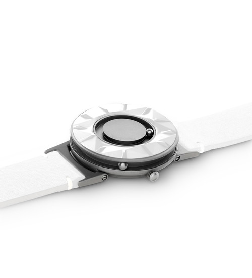 Eone 元素系列 BR-WHITE 白陶瓷白皮带 触感设计腕表