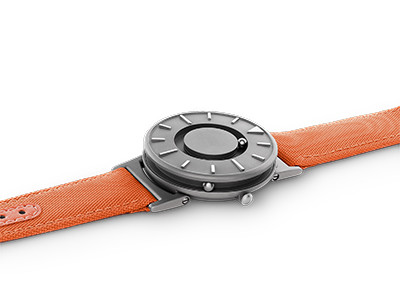 EONE 经典系列 BR-C-ORANGE 橙色帆布带 触感设计腕表