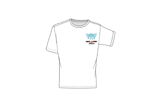 37009 House  T-Shirt CD White 学院服 白色