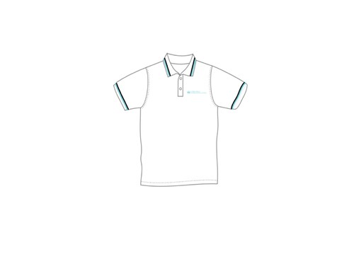 35035-1 PE Polo Shirt(White) PD PE运动POLO衫 (白色)