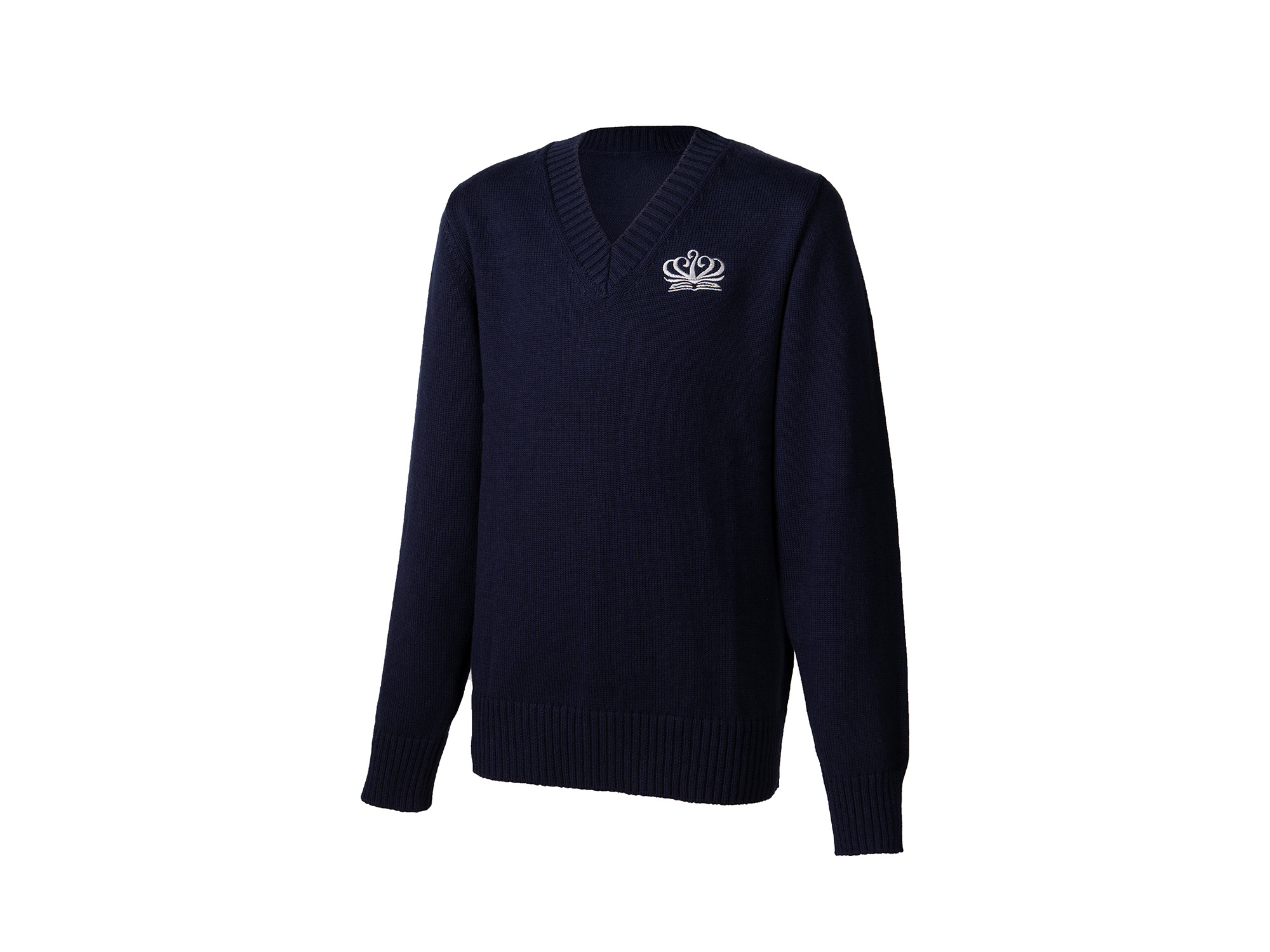 35019 Navy Jumper-Long Sleeve PD 蓝色长袖毛套衫