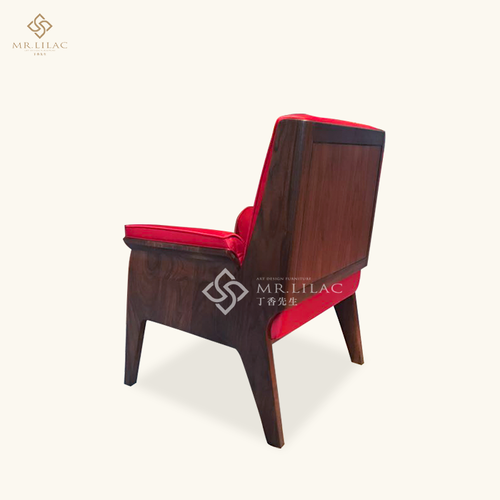 胡桃木新中式单人椅