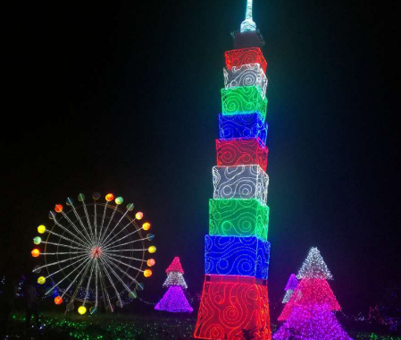 立体铁塔、立体圣诞树、立体摩天轮